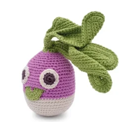 Barney le Navet - hochet en coton bio