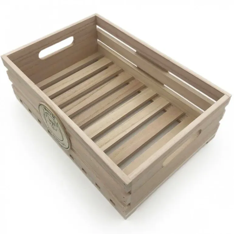 Cagette à Fruits & Légumes en bois taille M