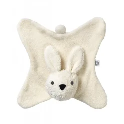Doudou bio Anika lapin écru