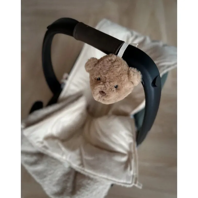 Doudou bruit blanc nomade Lou l'ours marron