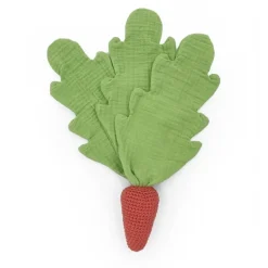 Doudou Carotte 100% coton bio