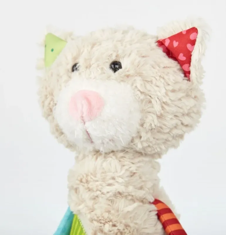 Doudou chat Patchwork Sweety