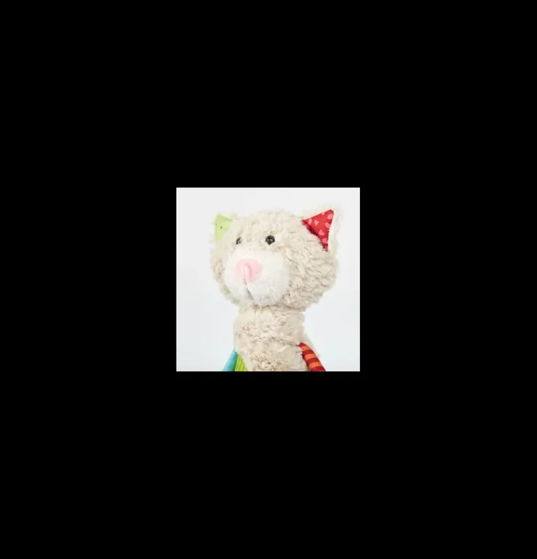 Doudou chat Patchwork Sweety