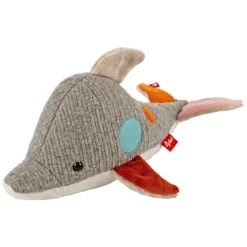 Doudou dauphin Patchwork Sweety