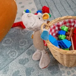 Doudou hippopotame Patchwork Sweety