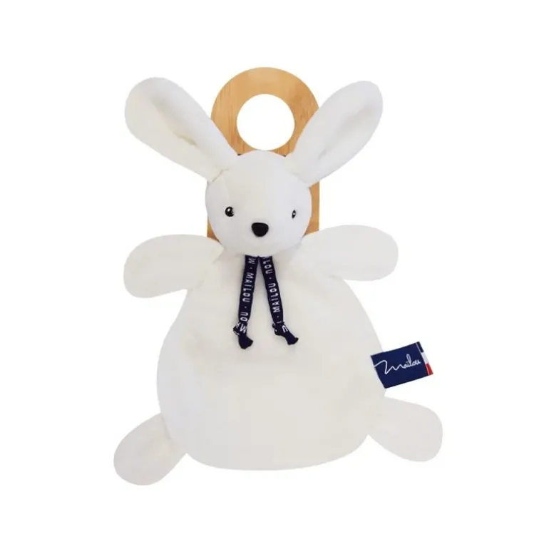 Doudou Lapin Dorlotin - Blanc