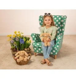 Doudou lapinou Anny - 23 cm