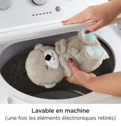 Doudou loutre qui respire