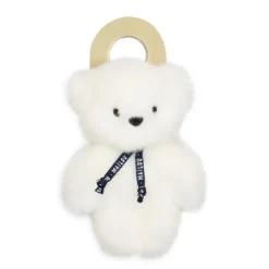 Doudou Ours - LE PETIT FRENCHIE - 30 cm - Blanc
