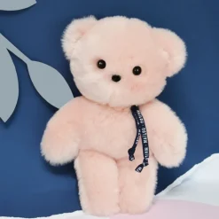 Doudou Ours - LE PETIT FRENCHIE - 20 cm - rose