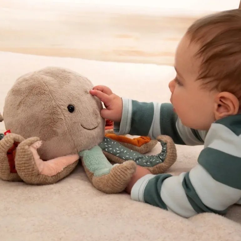 Doudou pieuvre Patchwork Sweety