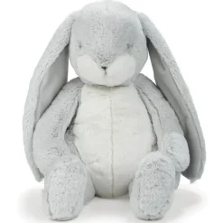 Grande peluche lapin gris- 50 cm