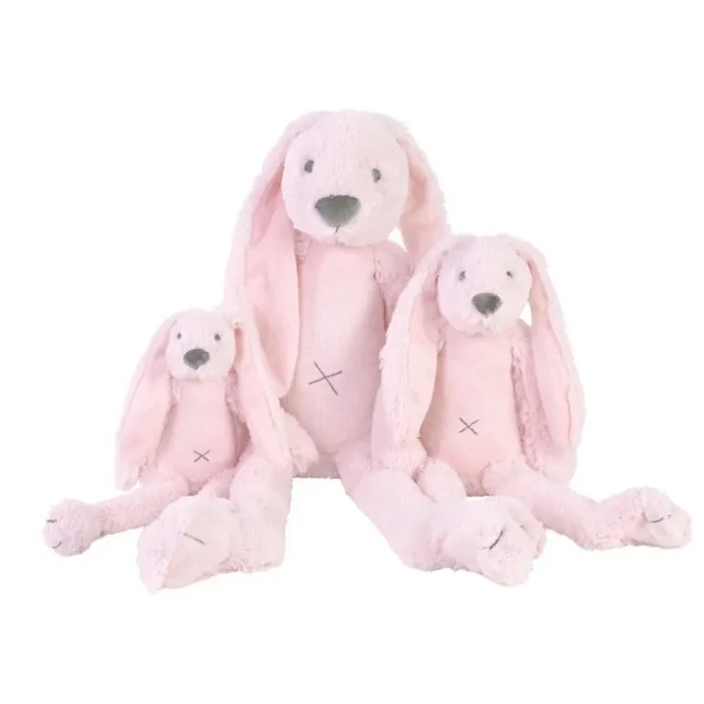 Grande peluche Lapin Richie rose - 58 cm