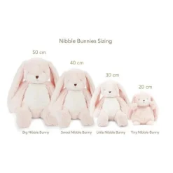 Grande peluche lapin rose- 50 cm