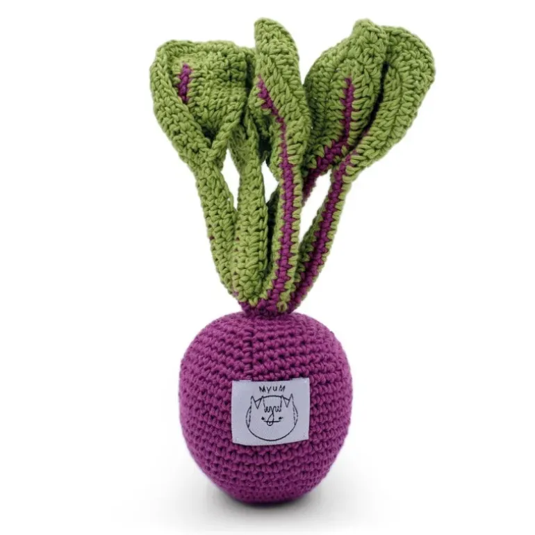 Hochet betterave Betty en coton bio