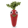 Hochet carotte Charlotte en coton bio