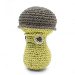Hochet cèpe Percy en coton bio
