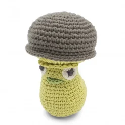 Hochet cèpe Percy en coton bio