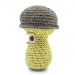 Hochet cèpe Percy en coton bio