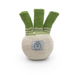 Hochet fenouil Lucas en coton bio