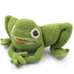 Hochet Fripouille la grenouille 100% coton bio