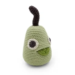 Hochet poire William en coton bio