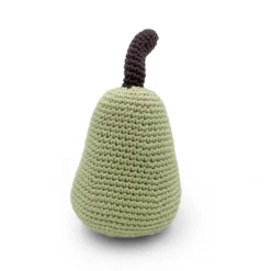 Hochet poire William en coton bio