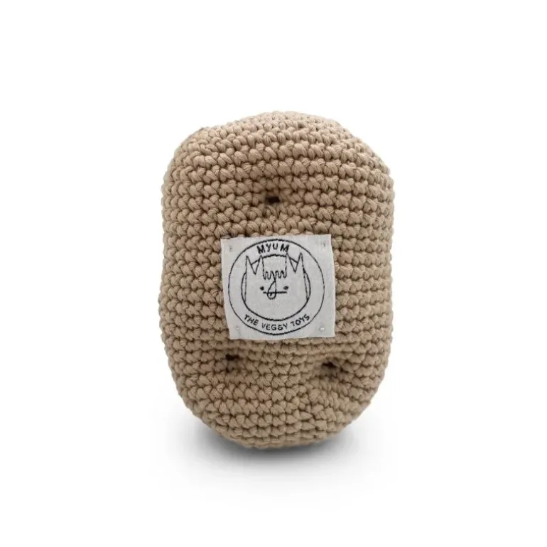 Hochet pomme de terre Pierre en coton bio