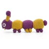 Jouet Apaisant Chester la chenille violette 100% coton bio