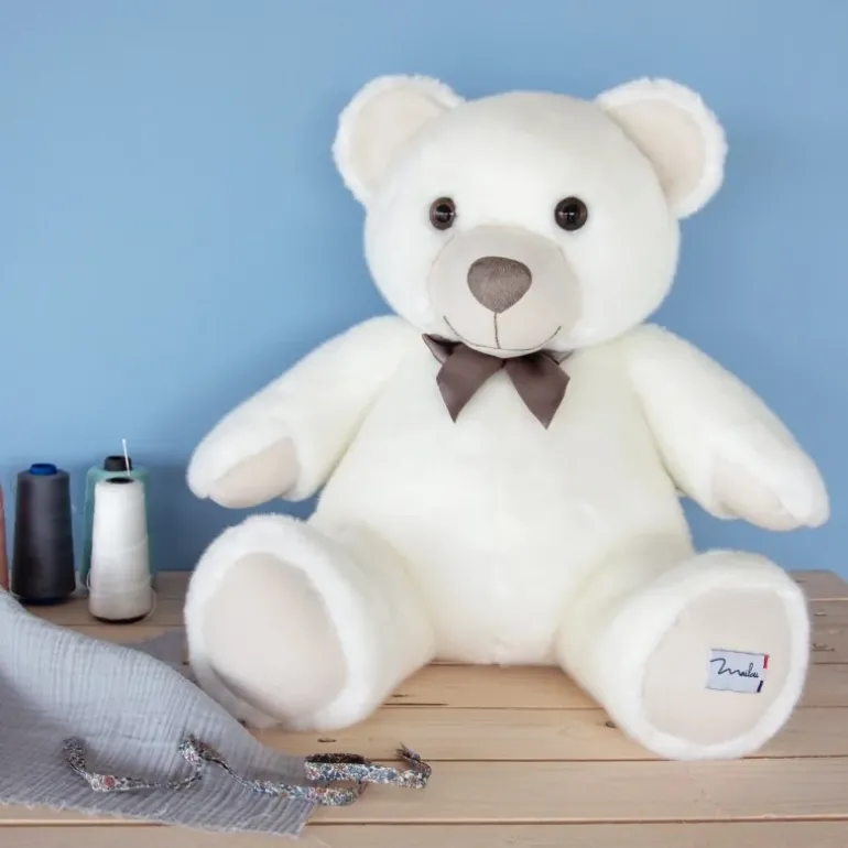 L'OURS MAILOU TRADITION 35 cm - Blanc