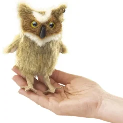 Marionnette à doigt Mini hibou grand-duc