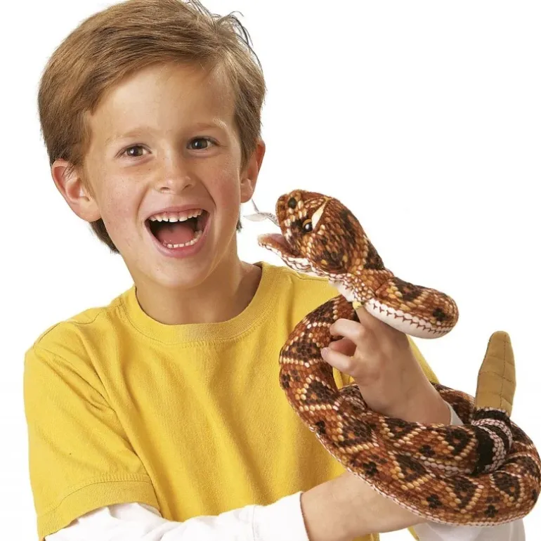 Marionnette à doigt Serpent à sonnettes