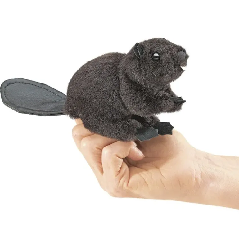 Mini Marionnette à doigt Castor