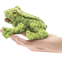 Mini marionnette à doigt grenouille