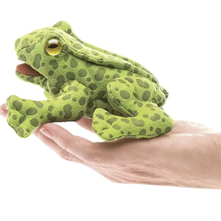 Mini marionnette à doigt grenouille