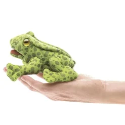Mini marionnette à doigt grenouille