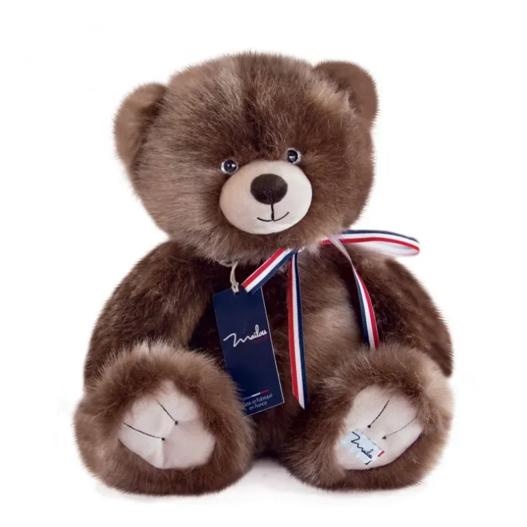 Ours en peluche - L'OURS FRANCAIS 35 cm - Taupe