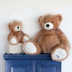 Ours en peluche - L'OURS FRANCAIS - 50 cm - Champagne