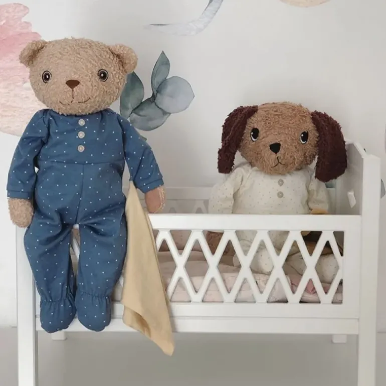 Ours en peluche Bobbi bleu