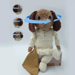 Ours en peluche Bobbi bleu