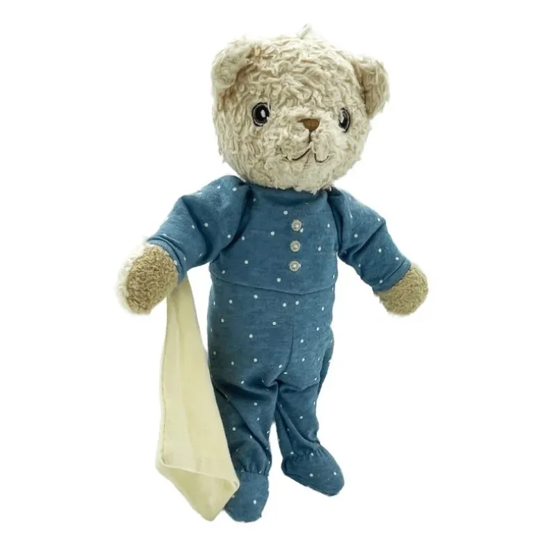 Ours en peluche Bobbi Junior bleu - 26 cm