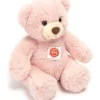 Ours en peluche vieux rose - 30 cm