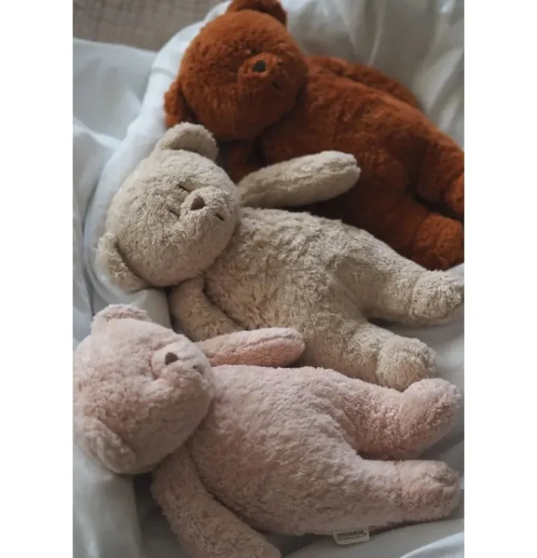 Ourson magique Moonie 2.0 blanc polaire en coton bio