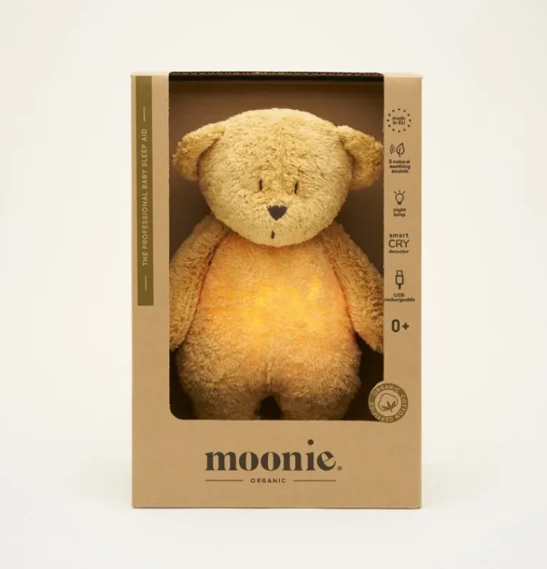 Ourson magique Moonie 2.0 miel en coton bio