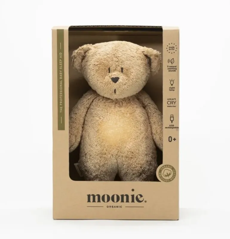 Ourson magique Moonie cappuccino en coton bio