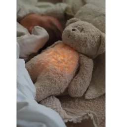 Ourson magique Moonie cappuccino en coton bio