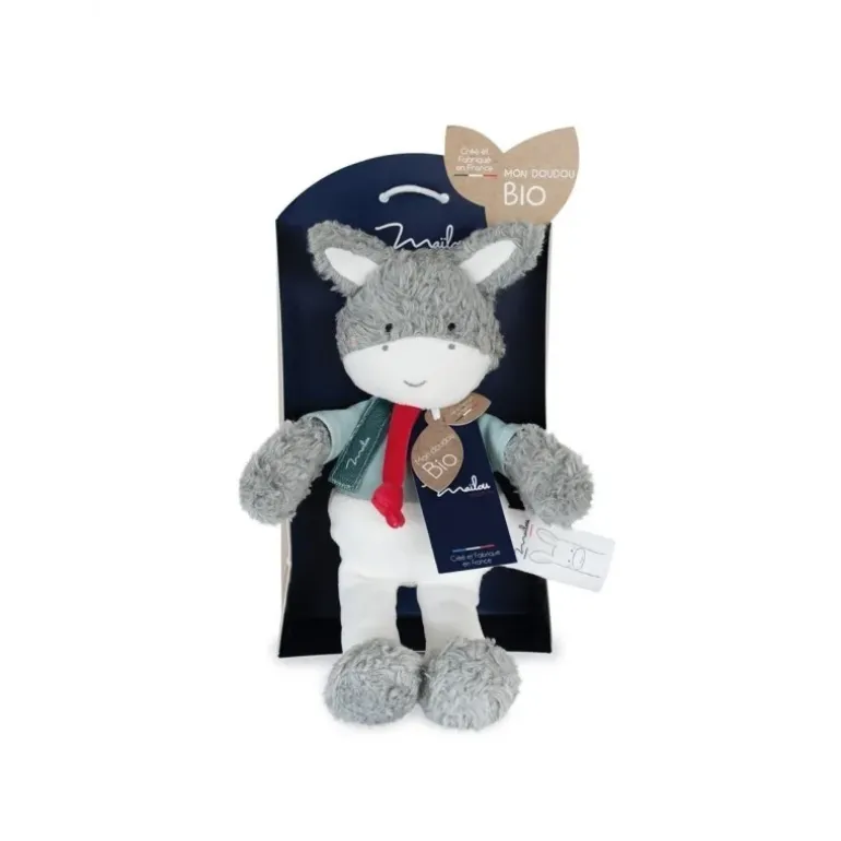 Peluche Ane en coton biologique - 25 cm
