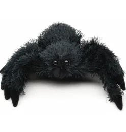 Peluche araignée noire - 15 cm