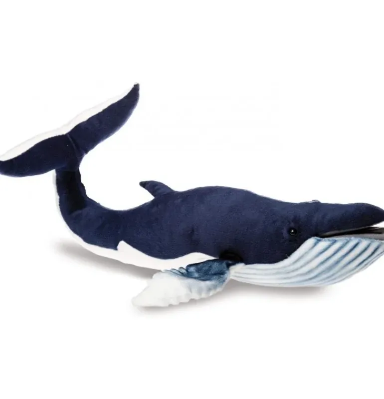 Peluche baleine bleue - 59 cm