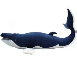 Peluche baleine bleue - 59 cm